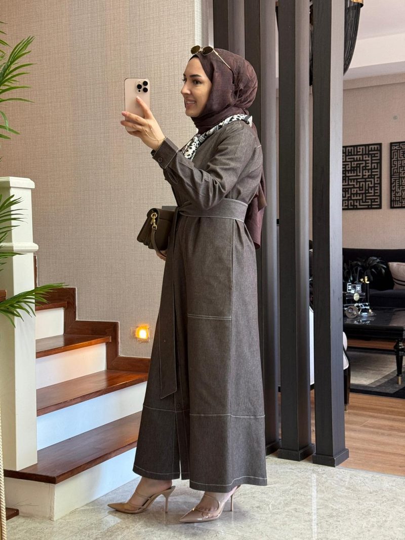 Sadie Sarı Uzun Saten Elbise