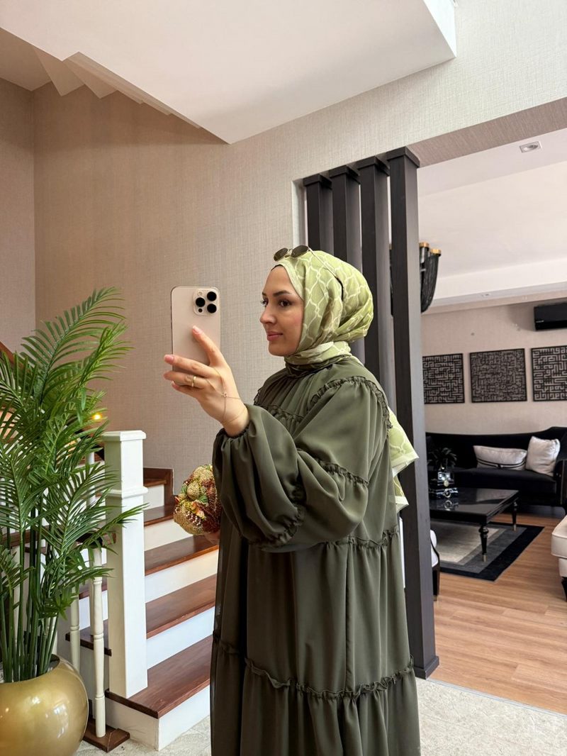 Zoey Siyah Mini Buklet Elbise